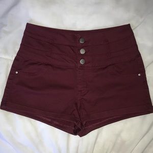high waisted shorts
